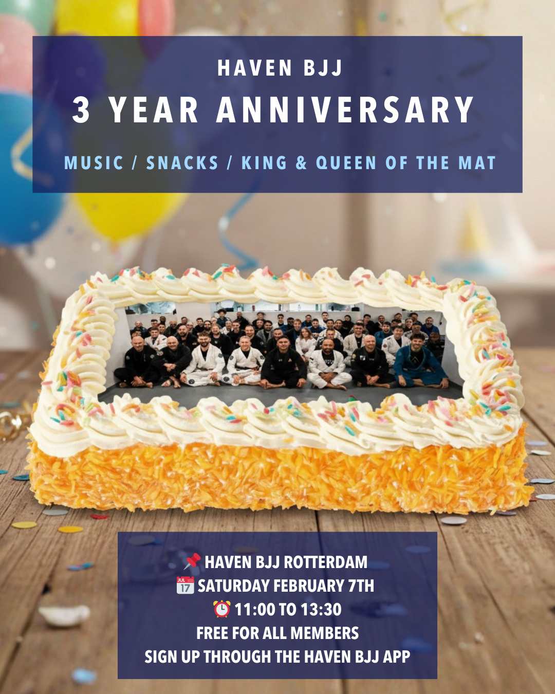 Haven BJJ 3 year celebration